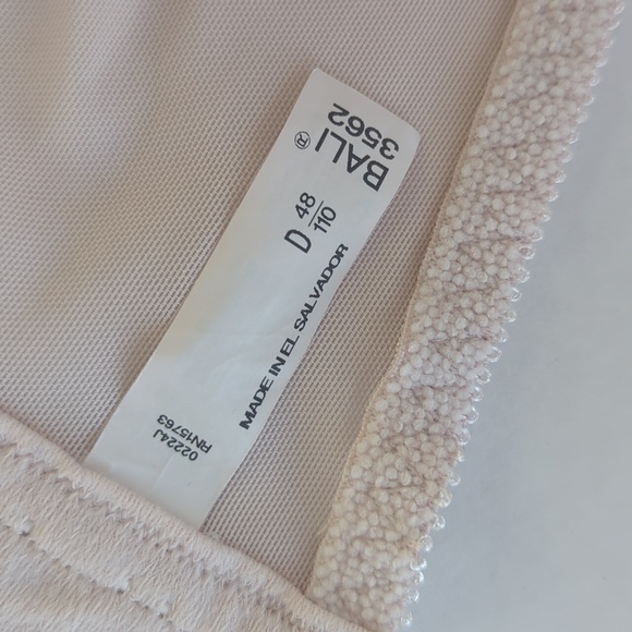 Bali Satin Tracings Full Coverage Underwire Minimizer Bra 48D Light Rose - Picture 7 of 14